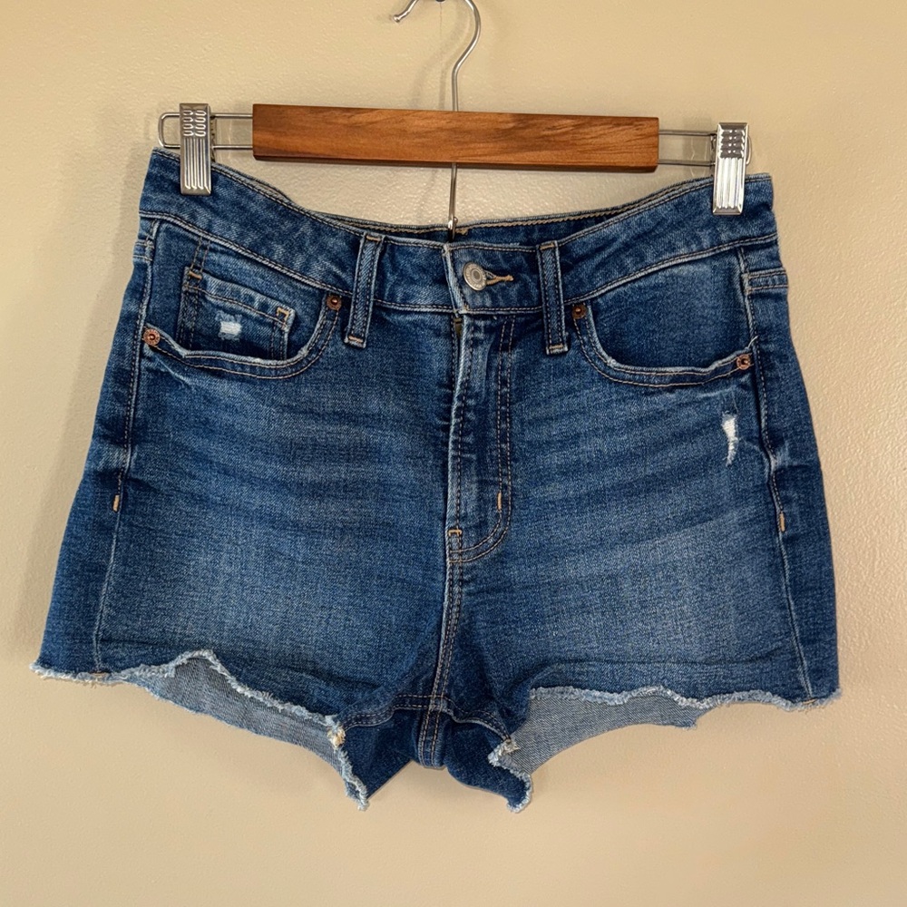 Old Navy Women's Dark Blue Denim Shorts